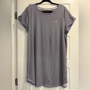 Lauren Ralph Lauren Lightweight Striped Tee Dress Womens XL Coastal Summer Beach